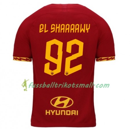 Fußballtrikots AS Rom EL Shaarawy 92 2019-2020 Kurzarm Heimtrikotsatz kaufen